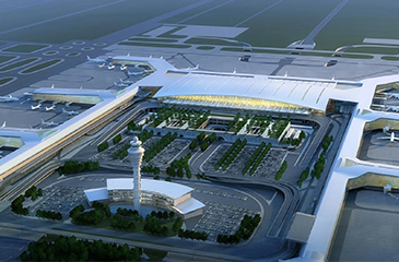 白云国际机场扩建AYX爱体育二号航站楼幕墙AYX爱体育